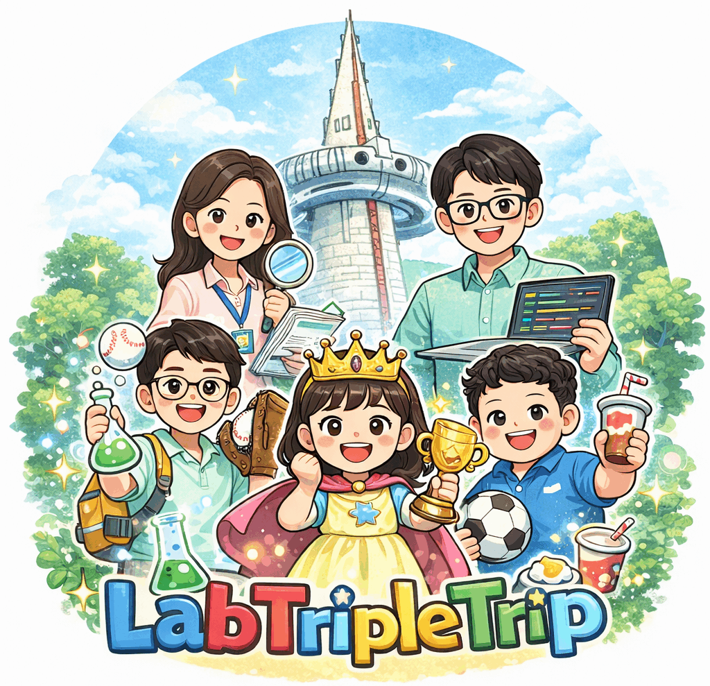 Lab(with Triple Kids)
