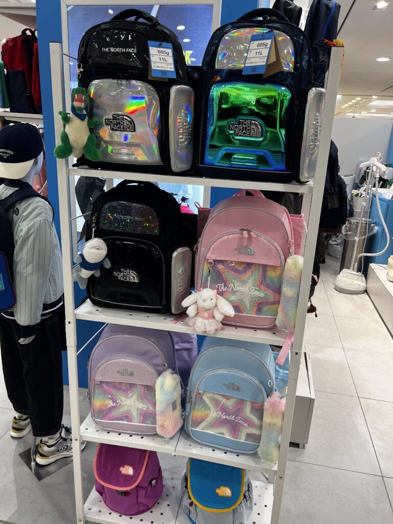 초등학교 입학 가방 노스페이스